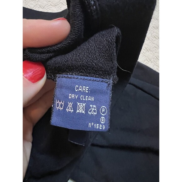 Ralph Lauren Blue Label Leggings Embroidered Ankles Stretchy | Black | Size XL - Picture 8 of 12